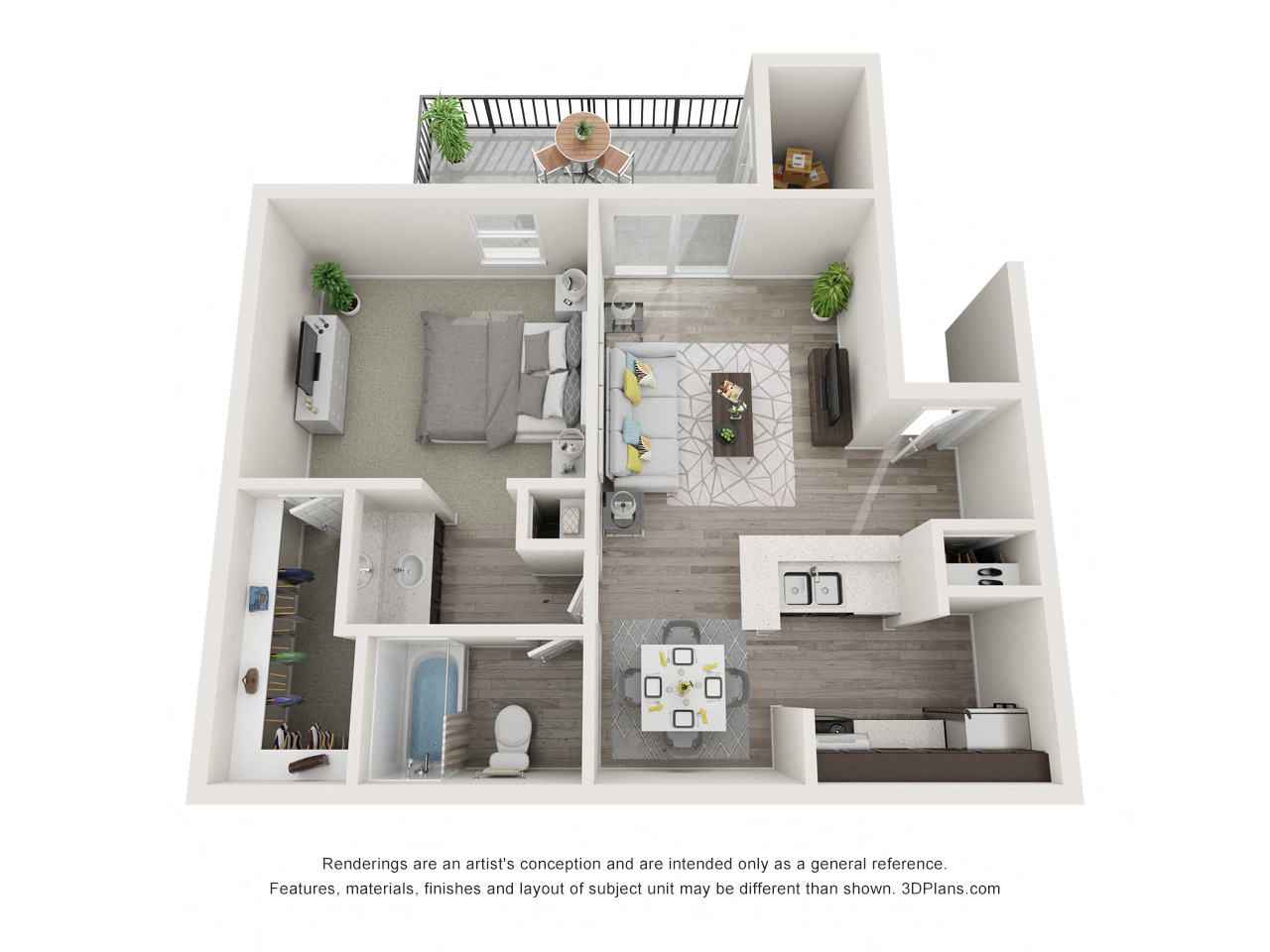 Floor plan layout diagram for Cypress